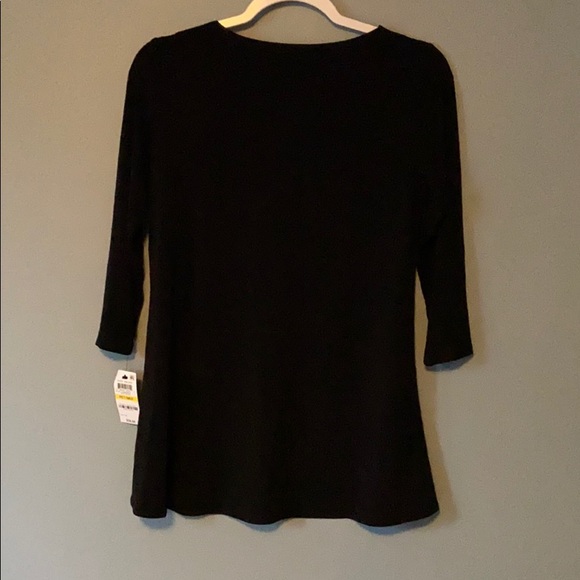 NWT Alfani Petite Swing top in Black - Picture 3 of 5
